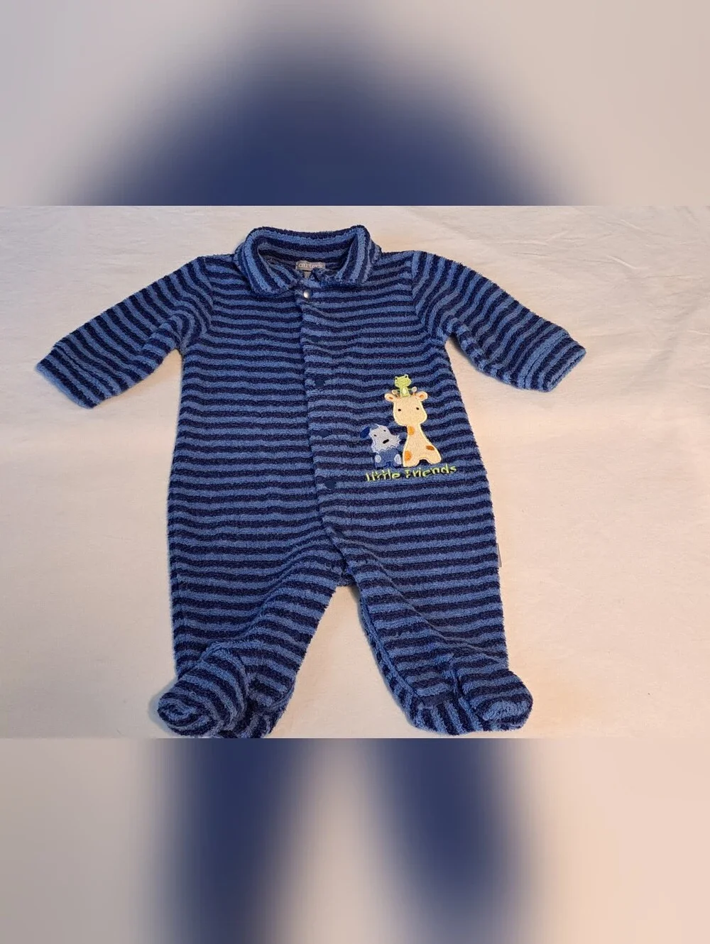 Baby Boys Footed Sleeper Size 0/3 Months Carter's Blue